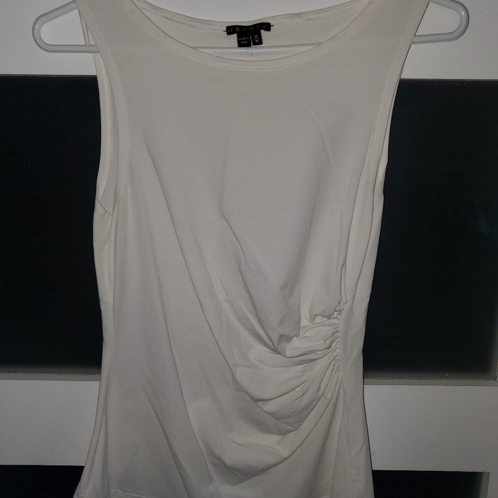 THEORY white tank top